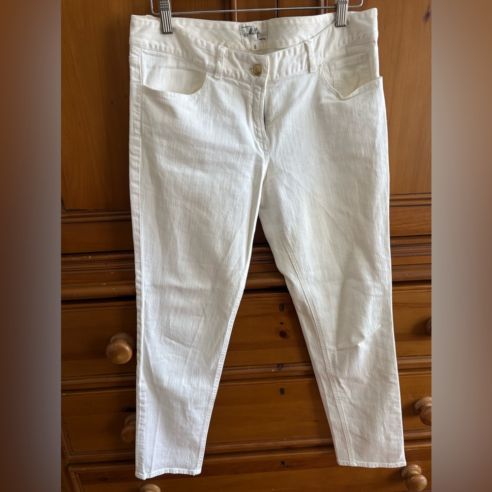 Milly White Skinny Jeans